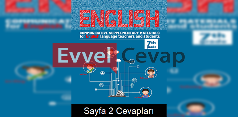 7. Sınıf İngilizce Etkinlik Kılavuz Kitabı Cevapları 8. Ünite Sayfa 2
