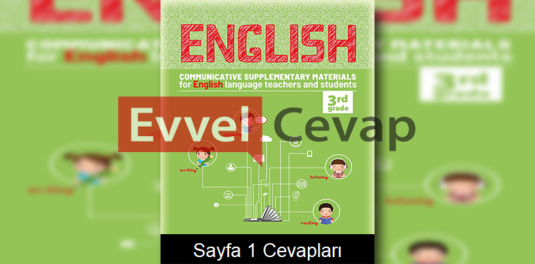 3. Sınıf İngilizce Çalışma Sayfaları Kitabı Cevapları 10. Ünite Sayfa 1