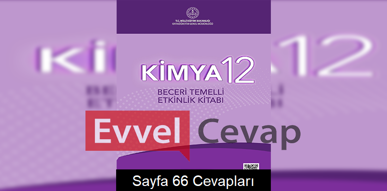 12. Sınıf Kimya Beceri Temelli Etkinlik Kitabı Cevapları Sayfa 66