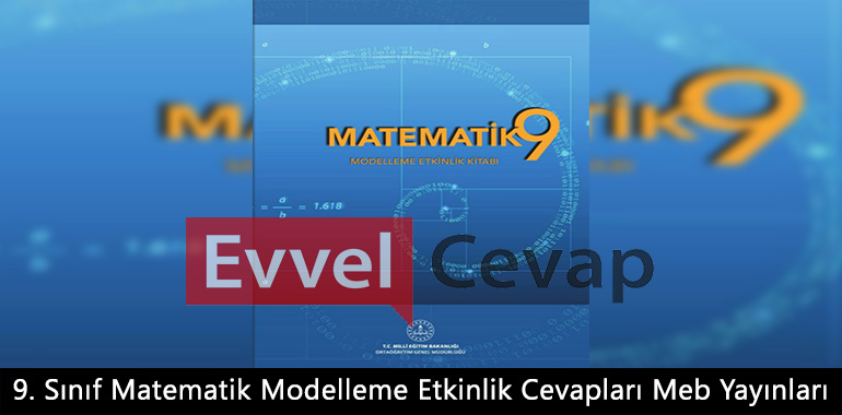 9. Sınıf Matematik Modelleme Etkinlik Kitabı Cevapları Meb Yayınları