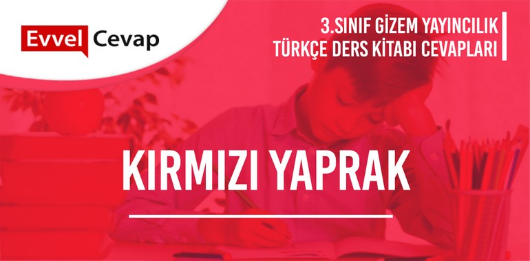 3. Sınıf Gizem Yayınları Türkçe Ders Kitabı Cevapları Sayfa 189-190