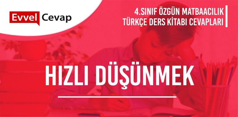 4. Sınıf Özgün Yayınları Türkçe Ders Kitabı Cevapları Sayfa 180-181-182-183