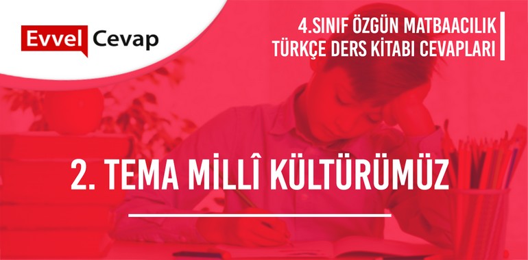 4. Sınıf Özgün Yayınları Türkçe Ders Kitabı Cevapları Sayfa 61-62-63