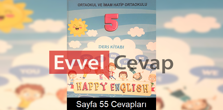 5. Sınıf İngilizce Ders Kitabı Sayfa 55 Cevapları Başak Yayıncılık