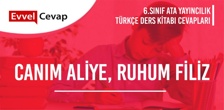 6. Sınıf Ata Yayıncılık Türkçe Ders Kitabı Cevapları Sayfa 15-16-17-18