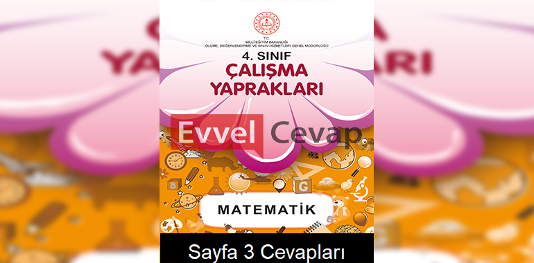 4. Sınıf Matematik Çalışma Yaprakları Cevapları Aralık 2021 Sayfa 3