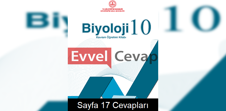 10. Sınıf Biyoloji Kavram Öğretimi Kitabı Cevapları Sayfa 17