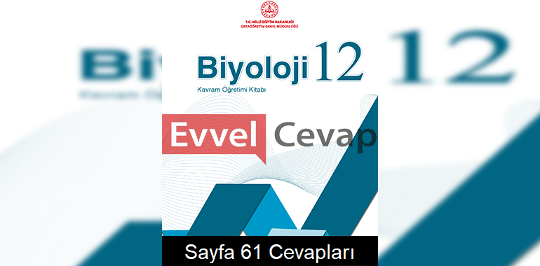 12. Sınıf Biyoloji Kavram Öğretimi Kitabı Cevapları Sayfa 61
