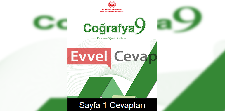 9. Sınıf Coğrafya Kavram Öğretimi Kitabı Cevapları Sayfa 1
