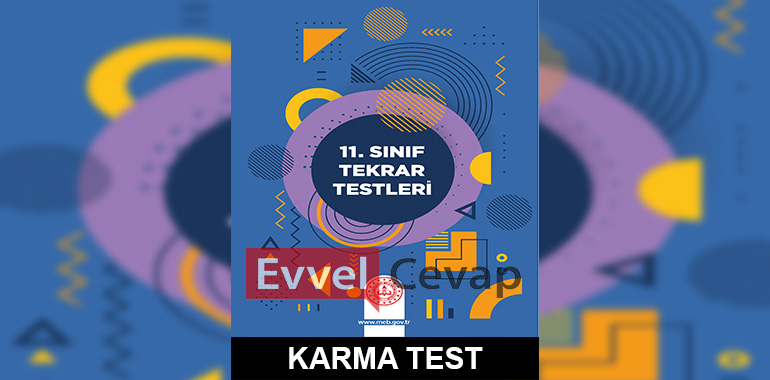 11. Sınıf Tekrar Testleri Temel Düzey Matematik Karma Test Cevapları