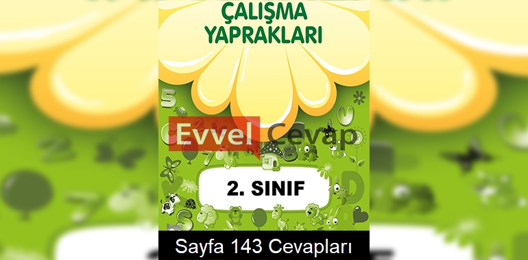 2. Sınıf Çalışma Yaprakları Cevapları Sayfa 143