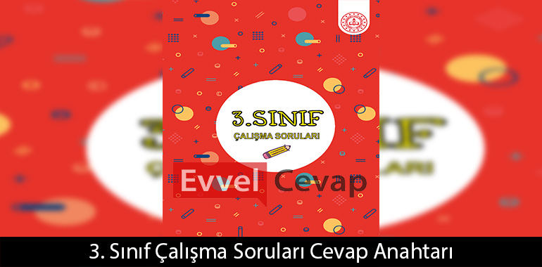 3. Sınıf Çalışma Soruları Cevap Anahtarı
