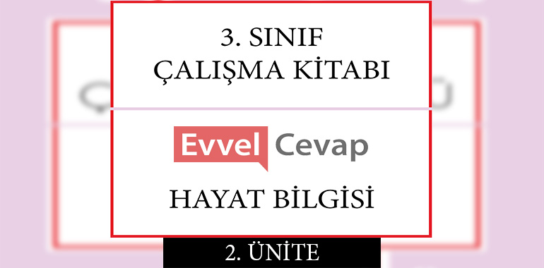 3. Sınıf Hayat Bilgisi Çalışma Kitabı 2. Ünite Cevapları