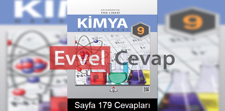 9. Sınıf Fen Lisesi Kimya Ders Kitabı Cevapları Sayfa 179