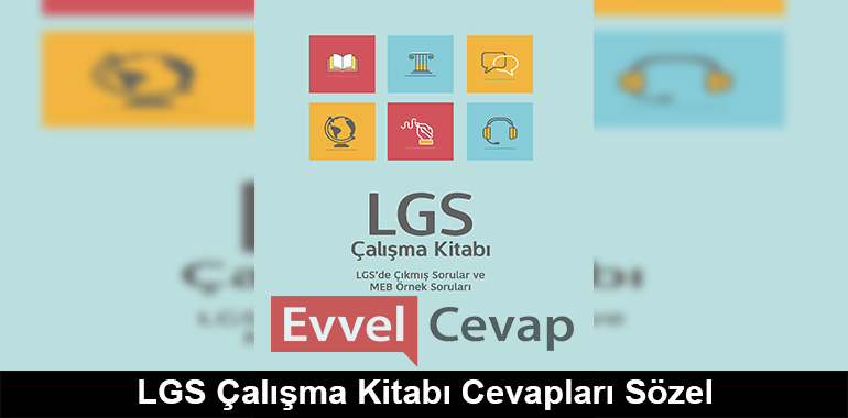 LGS Çalışma Kitabı (Sözel) Cevap Anahtarı