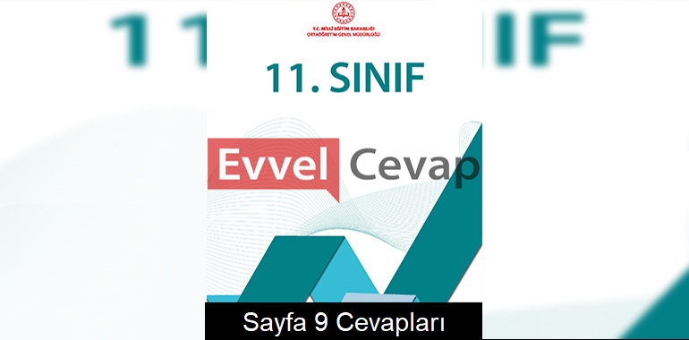 11. Sınıf Kimya Kavram Öğretimi Kitabı Cevapları Sayfa 9
