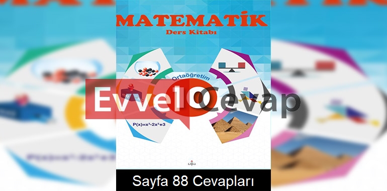 10. Sınıf Matematik Meb Yayınları Ders Kitabı Cevapları Sayfa 88