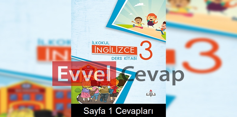 3. Sınıf Meb Yayınları İngilizce Ders Kitabı Sayfa 1 Cevabı