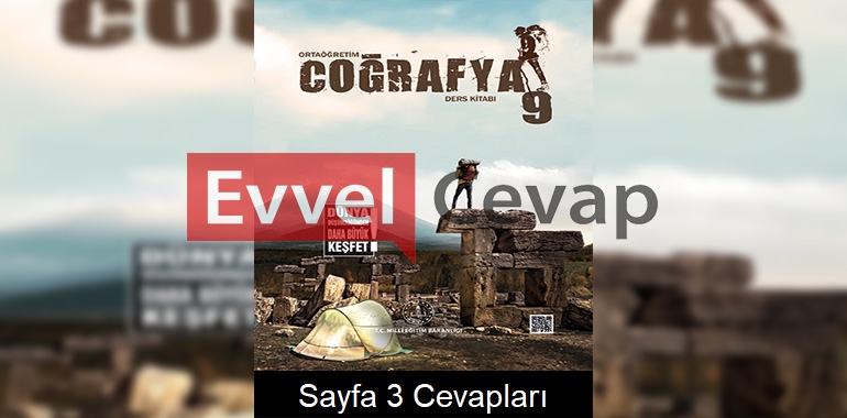 9. Sınıf Coğrafya Meb Yayınları Ders Kitabı Cevapları Sayfa 3