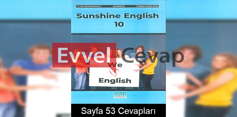 10. Sınıf İngilizce Çalışma Kitabı Cevapları Cem Yayınları Sayfa 53
