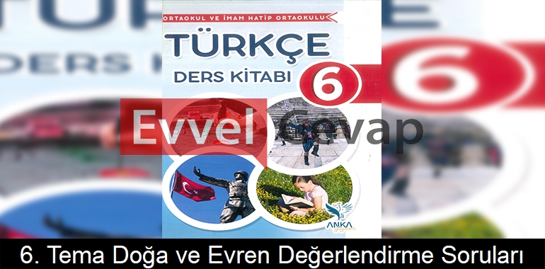 6. Tema Doğa ve Evren Değerlendirme Soruları ve Cevapları (6. Sınıf Türkçe)