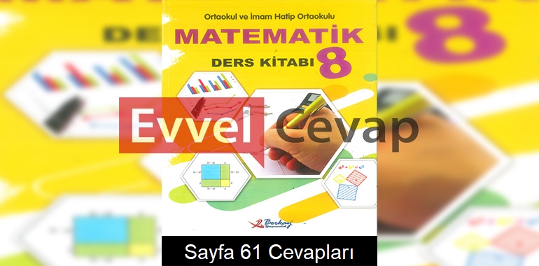 8. Sınıf Matematik Ders Kitabı Cevapları Berkay Yayıncılık Sayfa 61
