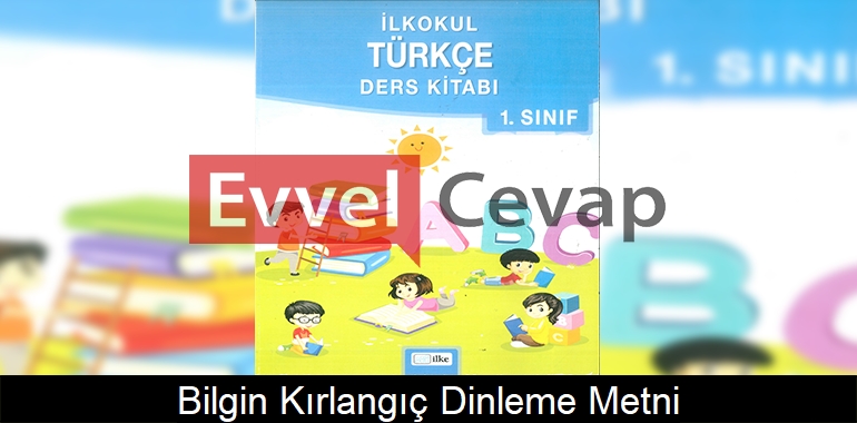 Bilgin Kırlangıç Dinleme Metni Etkinlik Cevapları (1. Sınıf Türkçe)