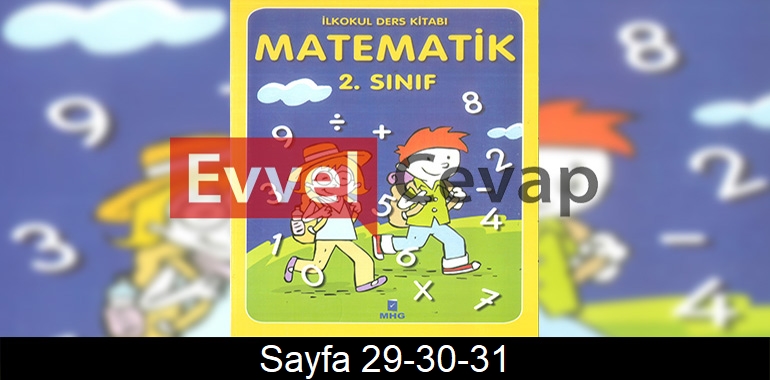 2. Sınıf MHG Yayınları Matematik Ders Kitabı Cevapları Sayfa 29-30-31