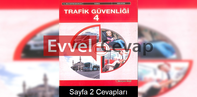 4. Sınıf Trafik Güvenliği Ders Kitabı Cevapları Morpaofset Yayınları Sayfa 2