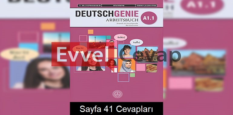 9. Sınıf Almanca Çalışma Kitabı Cevapları Meb Yayınları Sayfa 41