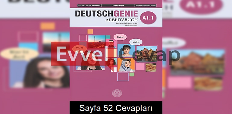 9. Sınıf Almanca Çalışma Kitabı Cevapları Meb Yayınları Sayfa 52