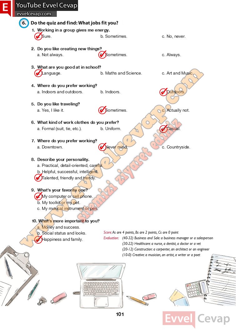 6-sinif-ingilizce-ders-kitabi-cevabi-hecce-yayinlari-sayfa-101