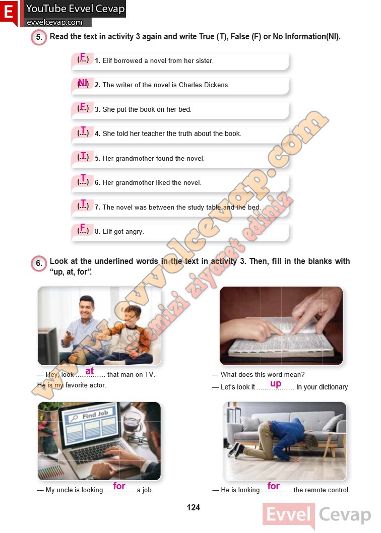 6-sinif-ingilizce-ders-kitabi-cevabi-hecce-yayinlari-sayfa-124