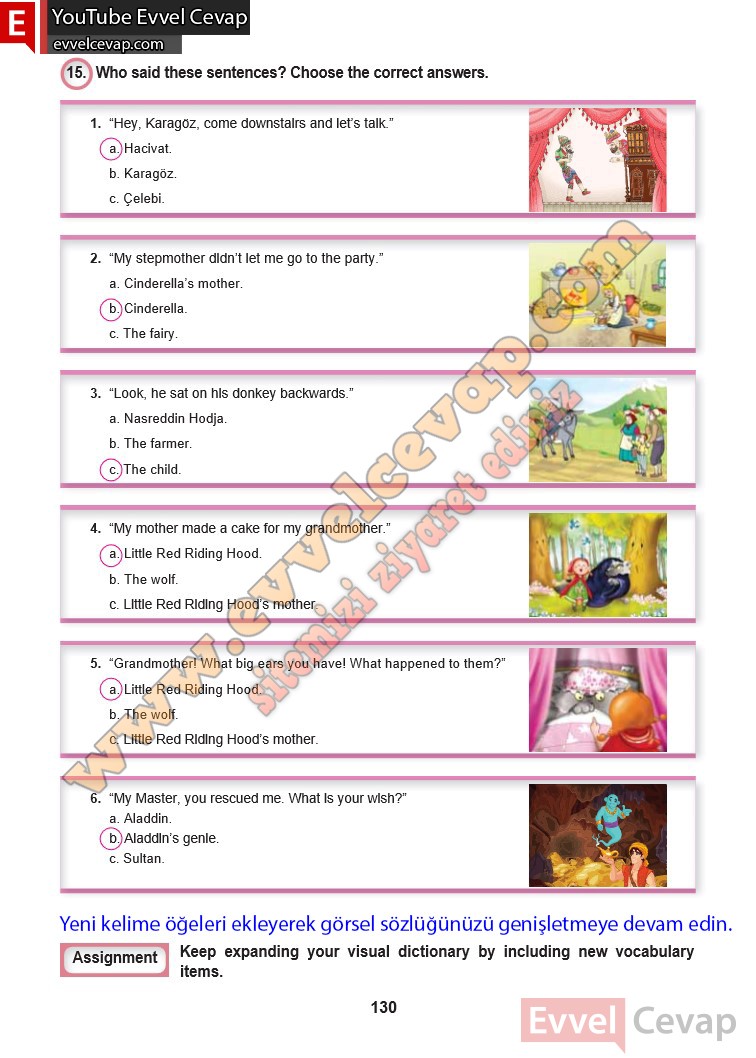 6-sinif-ingilizce-ders-kitabi-cevabi-hecce-yayinlari-sayfa-130