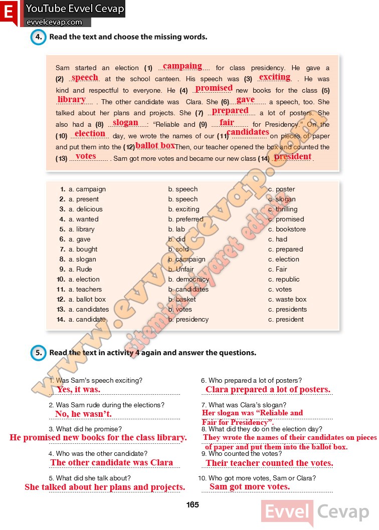 6-sinif-ingilizce-ders-kitabi-cevabi-hecce-yayinlari-sayfa-165