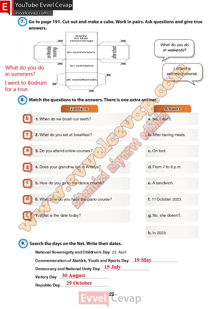 6-sinif-ingilizce-ders-kitabi-cevabi-hecce-yayinlari-sayfa-22