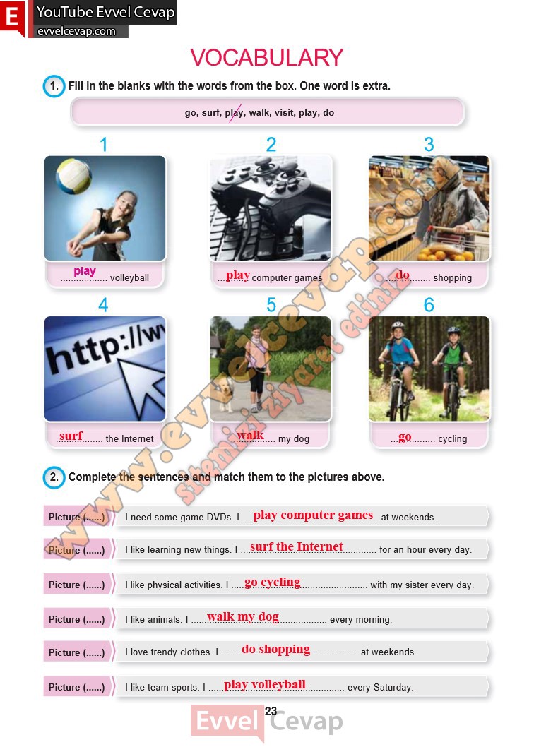 6-sinif-ingilizce-ders-kitabi-cevabi-hecce-yayinlari-sayfa-23
