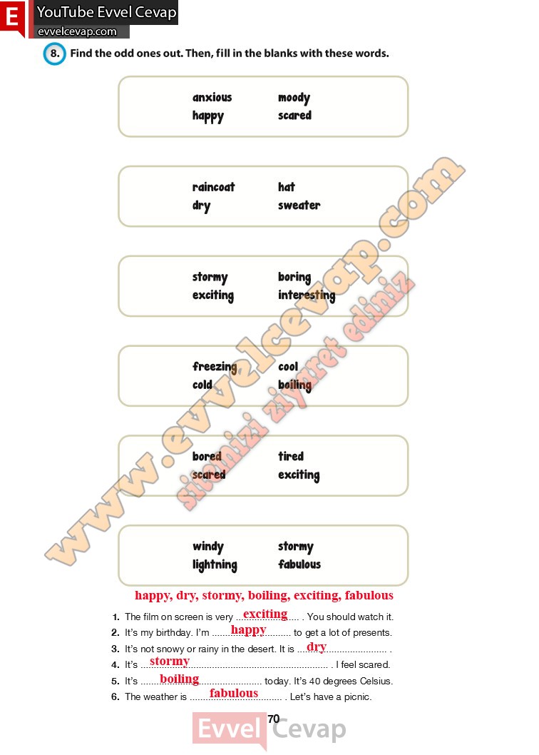 6-sinif-ingilizce-ders-kitabi-cevabi-hecce-yayinlari-sayfa-70