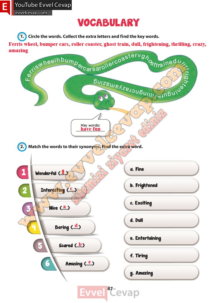 6-sinif-ingilizce-ders-kitabi-cevabi-hecce-yayinlari-sayfa-87