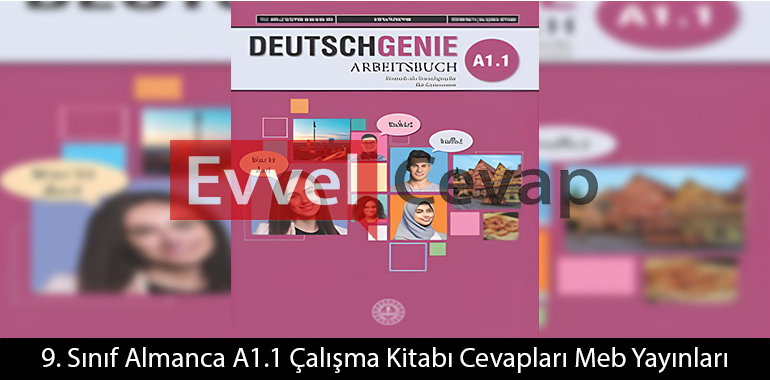 9. Sınıf Almanca A1.1 Çalışma Kitabı Cevapları Meb Yayınları