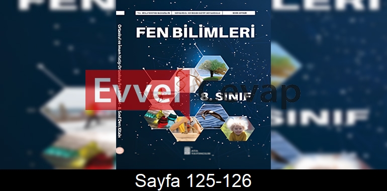 8. Sınıf Ata Yayınları Fen Bilimleri Ders Kitabı Cevapları Sayfa 125-126