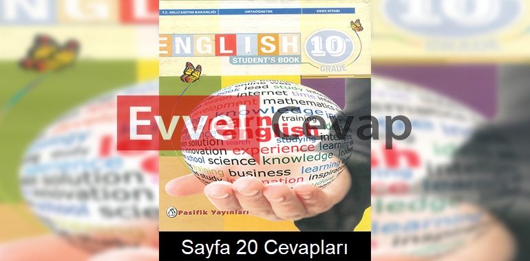 10. Sınıf İngilizce Ders Kitabı Cevapları Pasifik Yayınları Sayfa 20