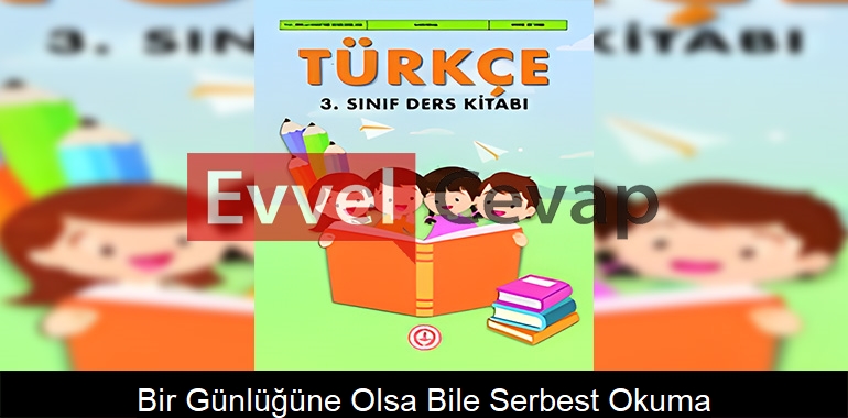 Bir Günlüğüne Olsa Bile Serbest Okuma Metni Etkinlik Cevapları (3. Sınıf Türkçe)