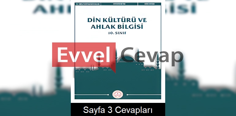10. Sınıf Din Kültürü Ders Kitabı Cevapları Meb Yayınları Sayfa 3