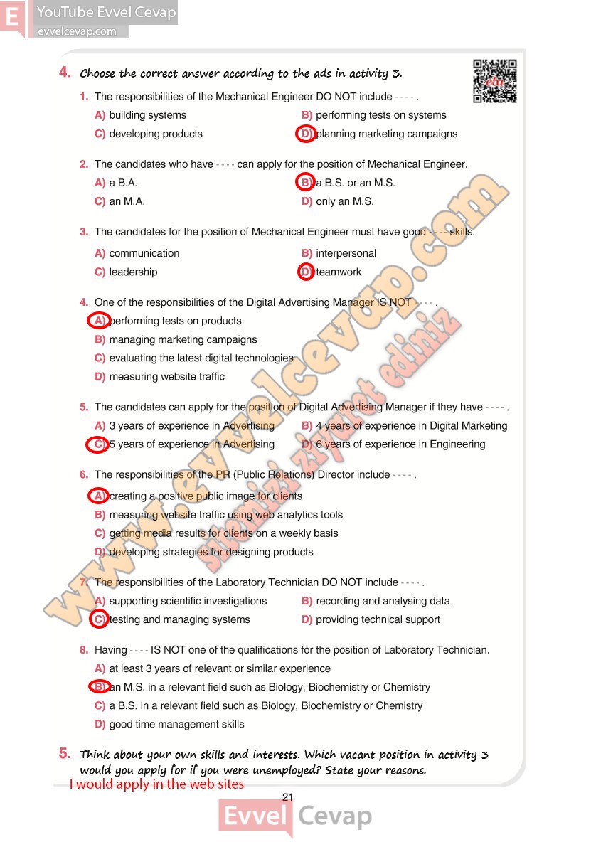 11-sinif-ingilizce-ders-kitabi-cevaplari-yildirim-sayfa-21