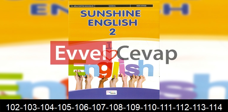 2. Sınıf Hecce Yayıncılık İngilizce Ders Kitabı Cevapları Sayfa 102-103-104-105-106-107-108-109-110-111-112-113-114