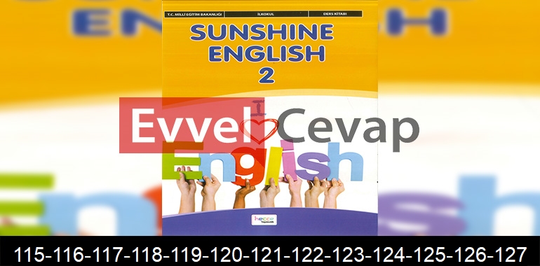 2. Sınıf Hecce Yayıncılık İngilizce Ders Kitabı Cevapları Sayfa 115-116-117-118-119-120-121-122-123-124-125-126-127