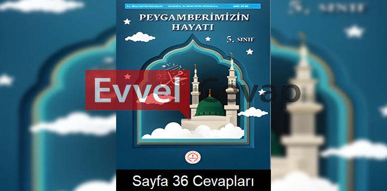 5. Sınıf Peygamberimizin Hayatı Ders Kitabı Cevapları Meb Sayfa 36