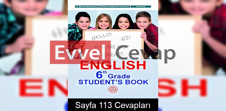 6. Sınıf İngilizce Ders Kitabı Cevapları Meb Yayınları Sayfa 113