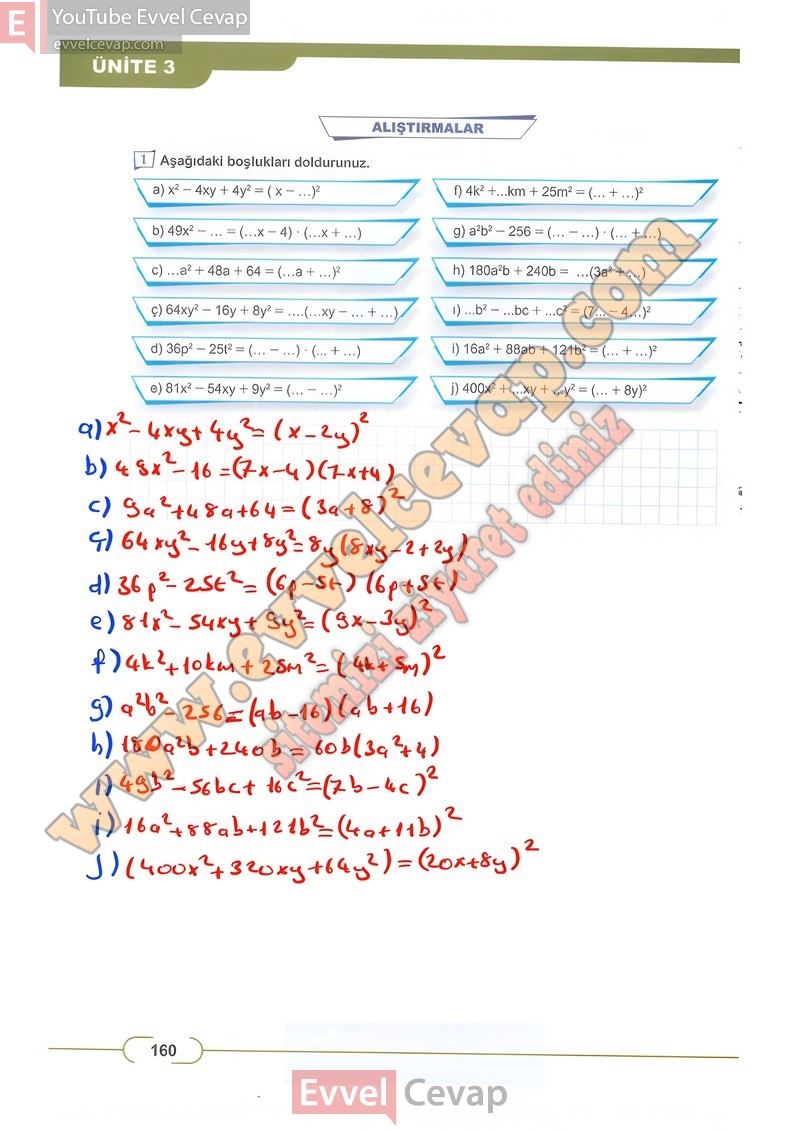 8-sinif-matematik-ders-kitabi-cevabi-meb-sayfa-160